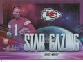 Xavier Worthy 2024 Absolute Star Gazing Purple SSP Rookie Kansas City Chiefs 3/5