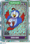2025 Topps Chrome Veefriends Quick Quail Silver Shimmer 099/250 - VF-99