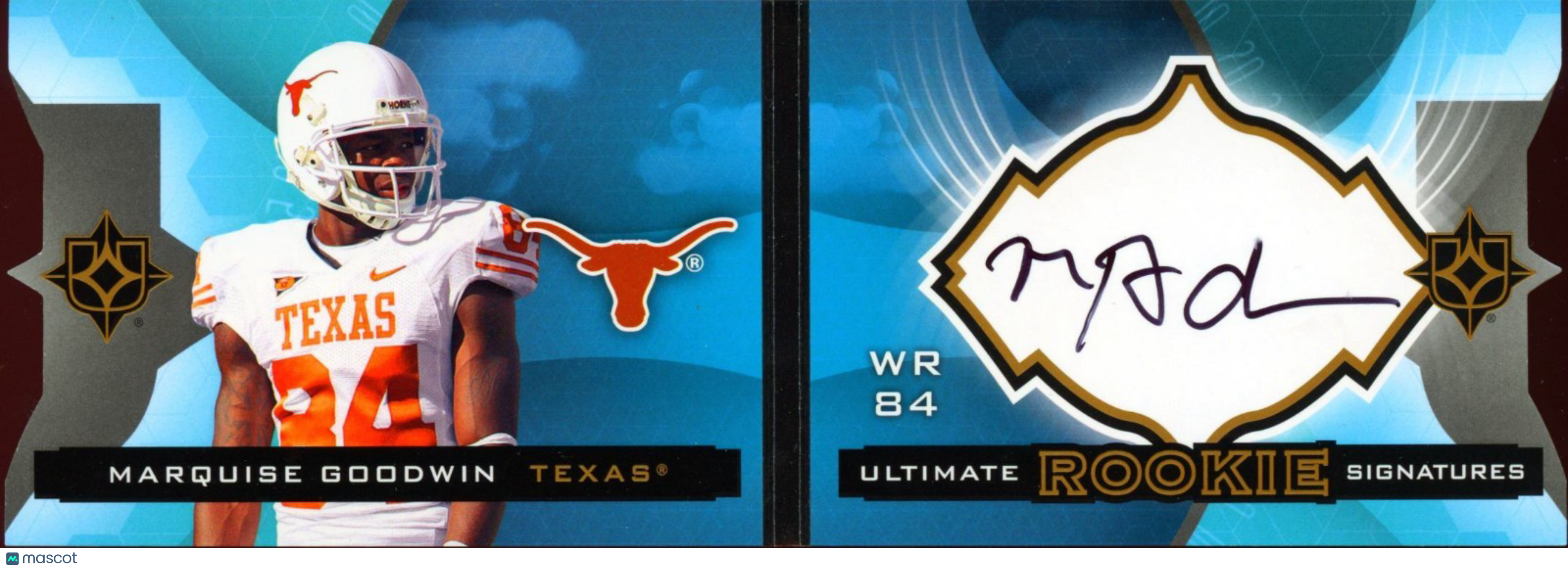 Marquise Goodwin 2013 Ultimate Collection Auto Autograph Texas Longhorns 6/10