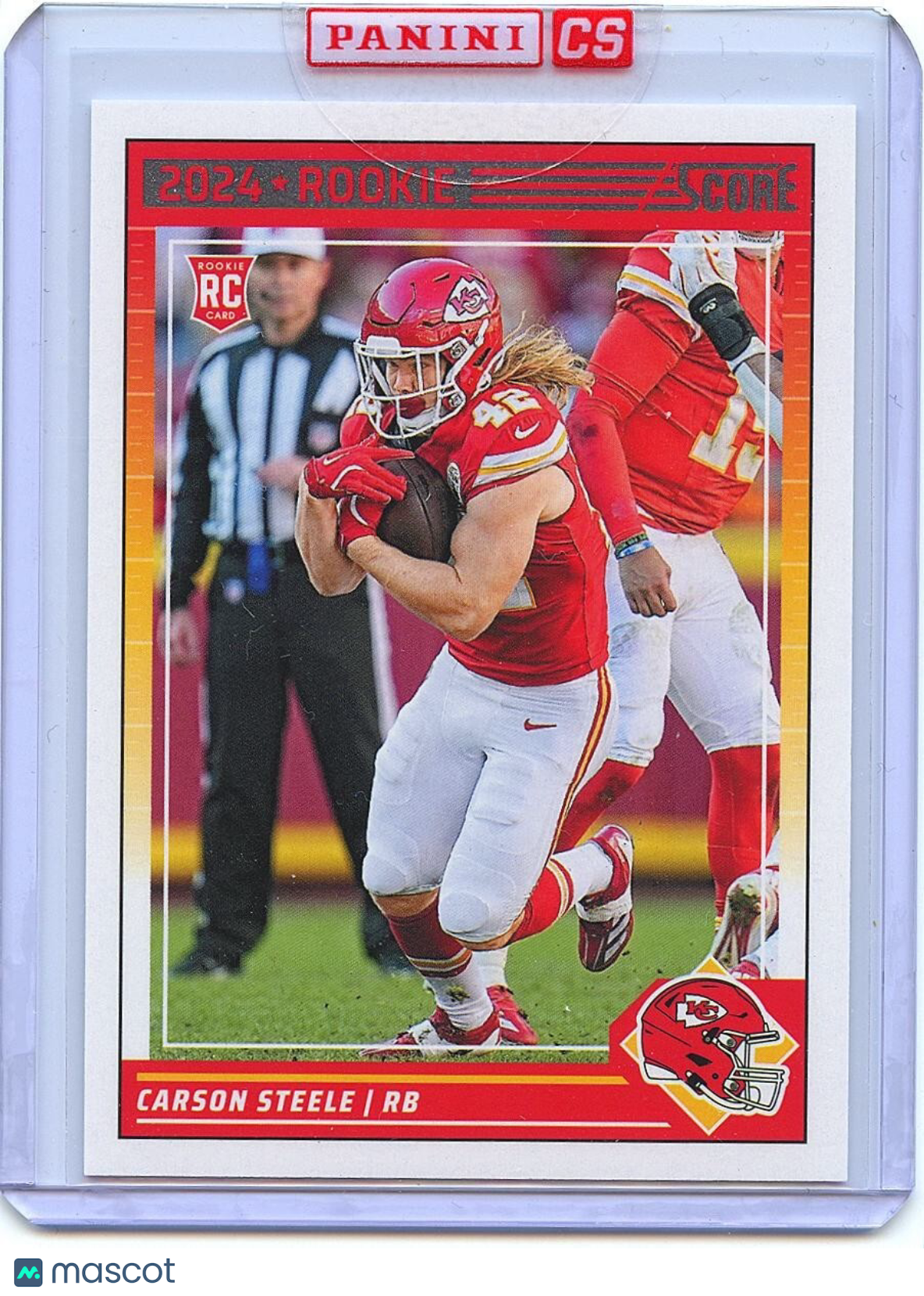 Carson Steele 2024 Score Mystery Redemtion SSP Rookie RC Kansas City Chiefs #405
