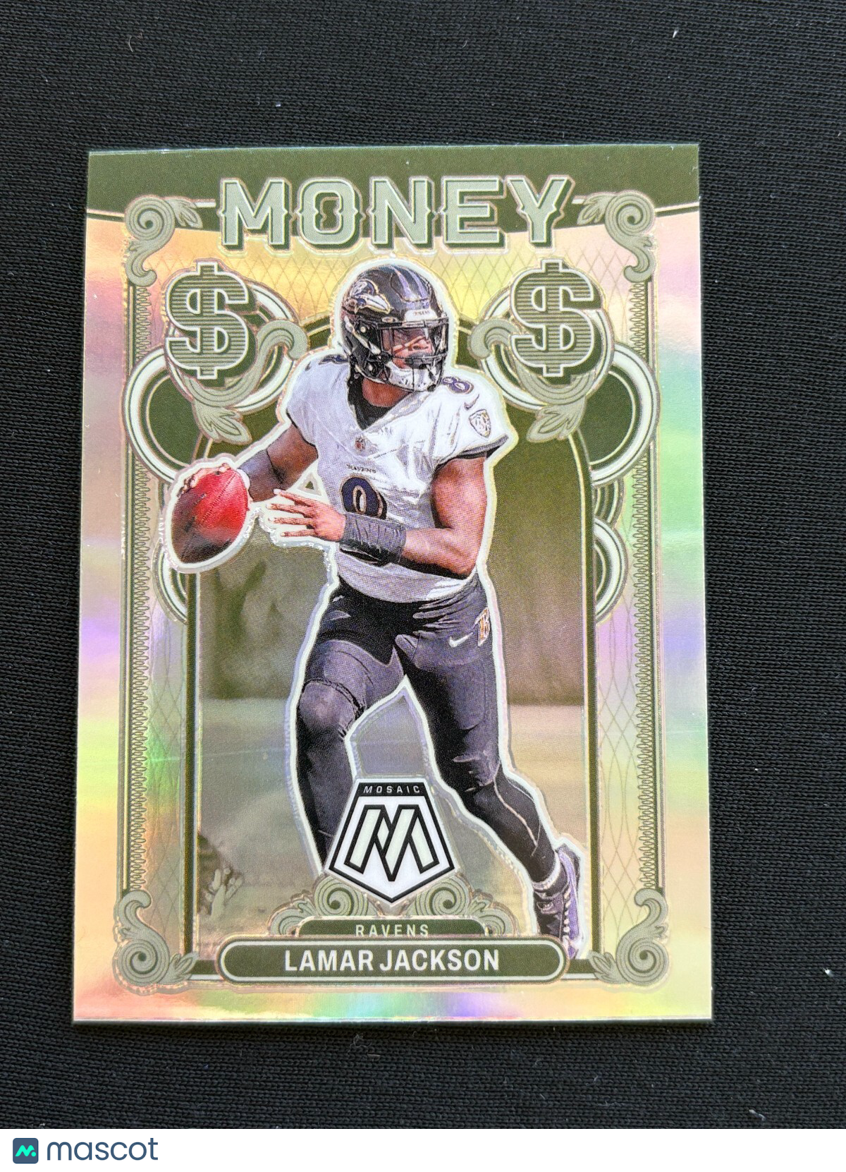 Lamar Jackson 2024 Mosaic Money CASE HIT SSP Baltimore Ravens