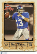Kurt Warner 2004 Fleer Sweet Sigs Black SSP RARE New York Giants 8/13 #24