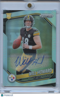 Will Howard 2025 Prizm Silver Auto Autograph RC Rookie Pittsburgh Steelers
