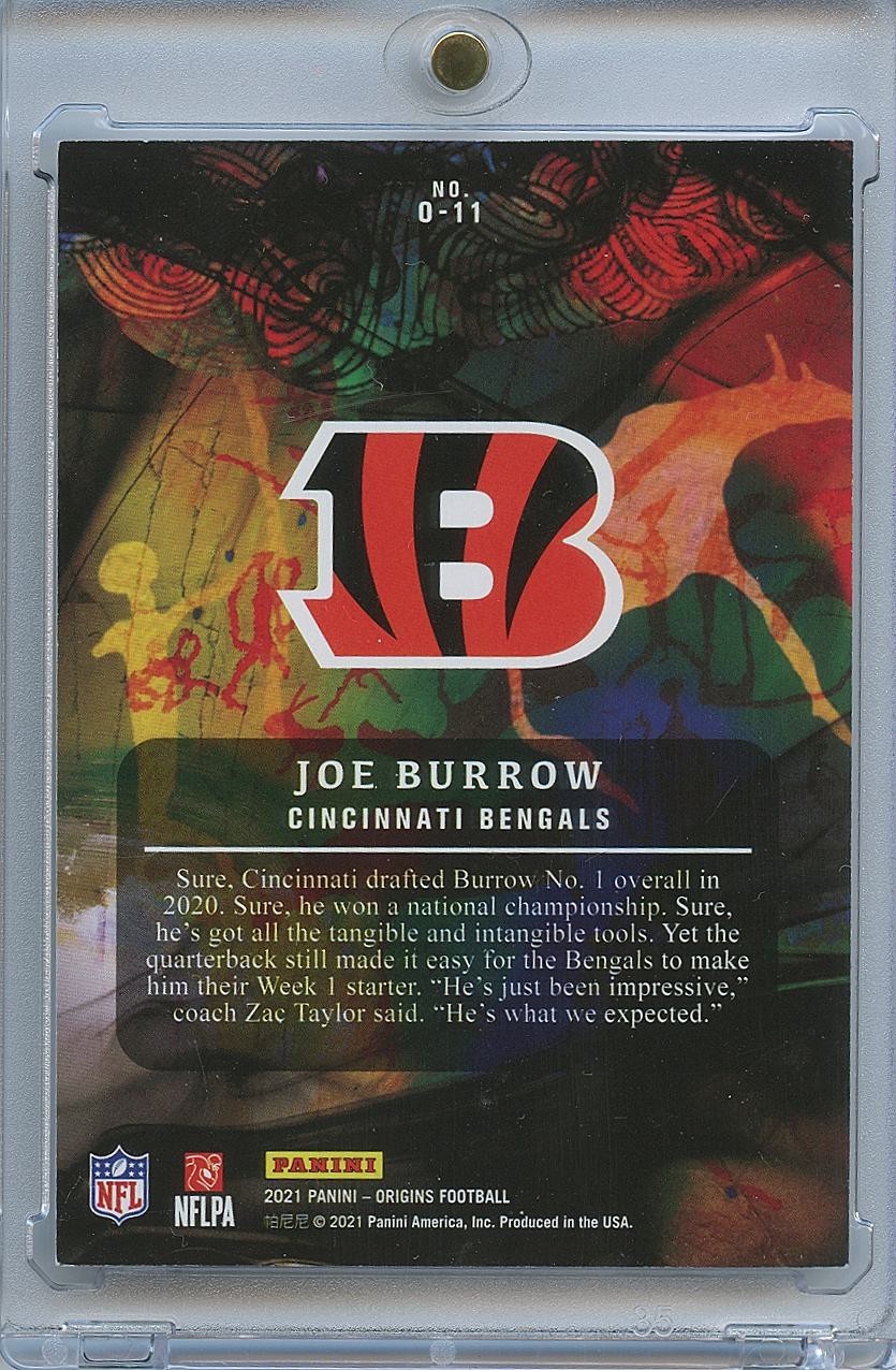 Joe Burrow 2021 Origins Originals SSP CASE HIT Cincinnati Bengals #11