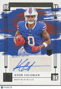 Keon Coleman 2024 Impeccable Auto Autograph RC Rookie Buffalo Bills 78/99