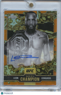 Leon Edwards 2025 Topps Chrome Orange Refractor Auto Autogaph UFC MMA 9/25