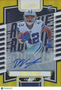 Deuce Vaughn 2023 Absolute GOLD Auto Autograph Rookie RC Dallas Cowboys 3/10