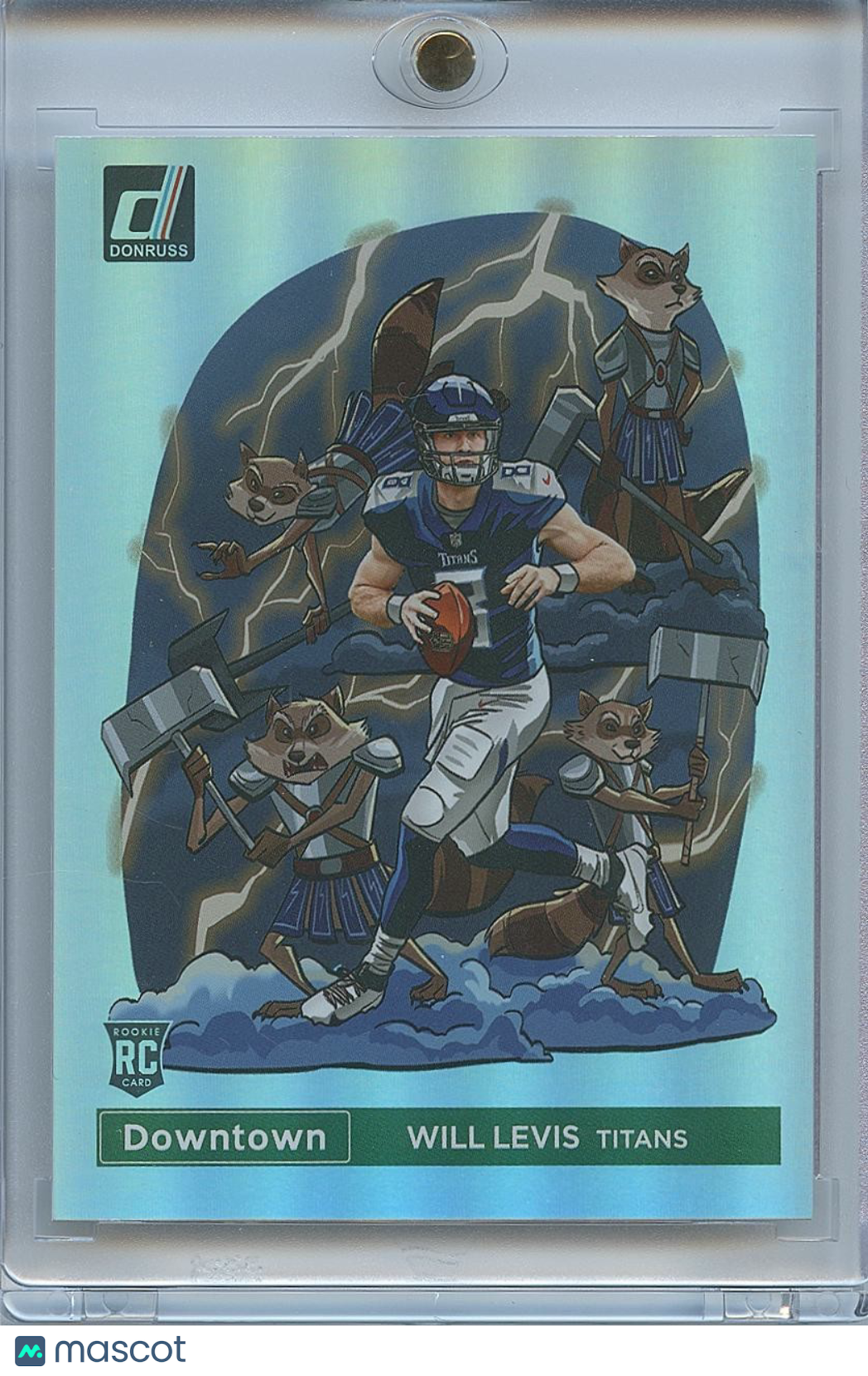 Will Levis 2023 Donruss Downtown SSP CASE HIT Rookie Tennessee Titans