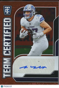 Sam Laporta 2024 Totally Certified Auto Autograph Red Detroit Lions 71/100