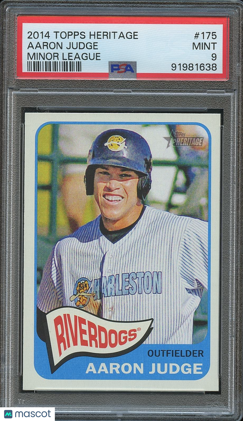 Aaron Judge 2014 Topps Minors Rookie RC Riverdogs NY Yankees #175 PSA 9