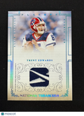Trent Edwards 2007 National Treasures Rebook Logo Patch RC Buffalo Bills 3/10