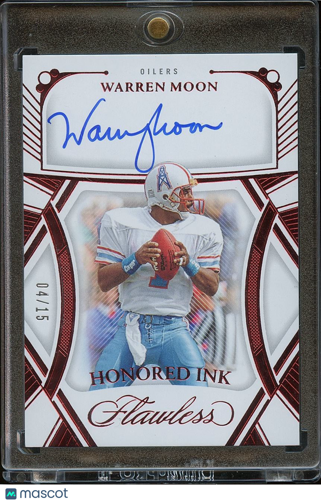 Warren Moon 2024 Flawless Honored Ink Auto Autograph Houston Oilers Titans 4/15