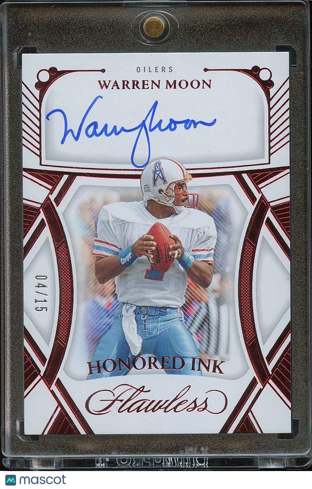 Warren Moon 2024 Flawless Honored Ink Auto Autograph Houston Oilers Titans 4/15