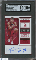 Trae Young 2018-19 Contenders Red Auto Autograph RC Oklahoma Sooners BGS 10 10