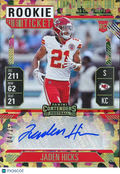 Jaden Hicks 2024 Contenders Cracked Ice Auto Autograph RC KC Chiefs 4/25