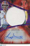 Luke Altmyer 2025 Bowman's Best Auto Autograph Game Worn Patch RC Illinois 11/75