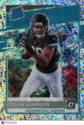 Collin Johnson 2020 Optic Rated Rookie White Sparkle SSP RC Jaguars Longhorns