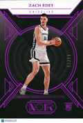 Zach Edey 2024-25 NOIR Purple Rookie RC SSP Memphis Grizzlies 18/25 #170