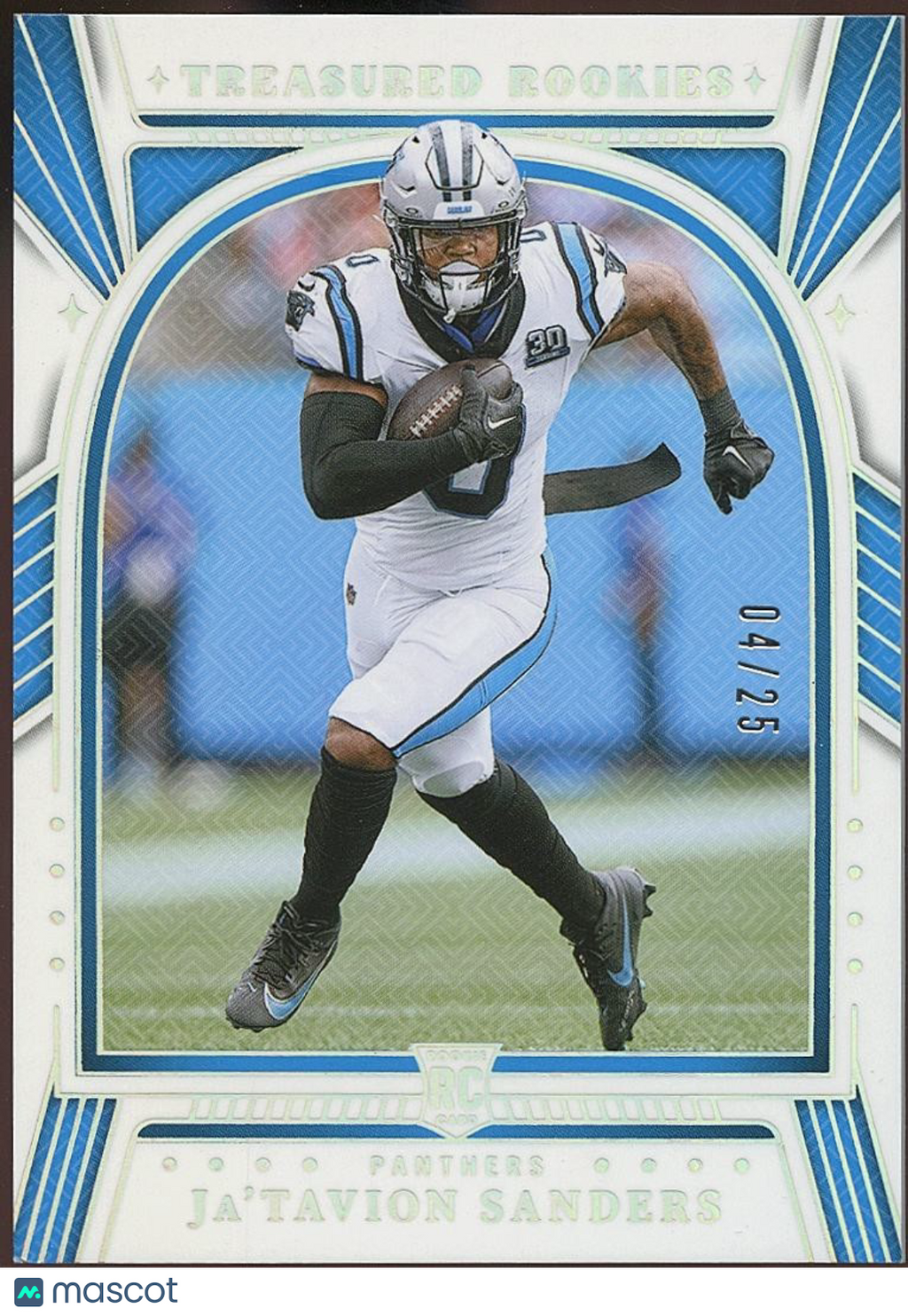 Ja'Tavion Sanders 2024 National Treasures Rookie RC Carolina Panthers 4/25
