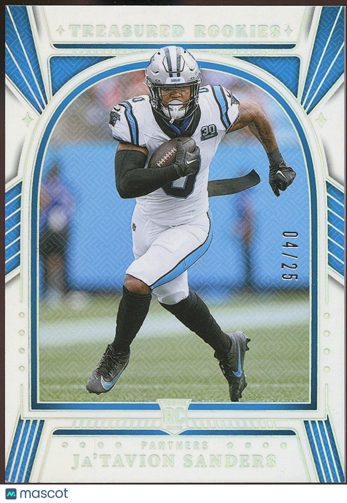 Ja'Tavion Sanders 2024 National Treasures Rookie RC Carolina Panthers 4/25