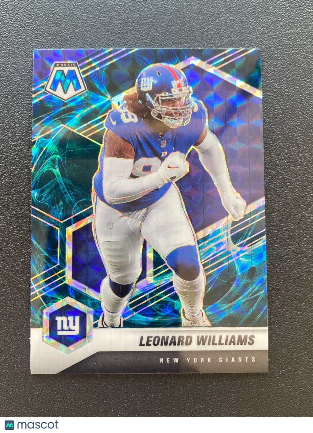Leonard Williams 2021 Mosaic Genesis Prizm SSP New York Giants #154