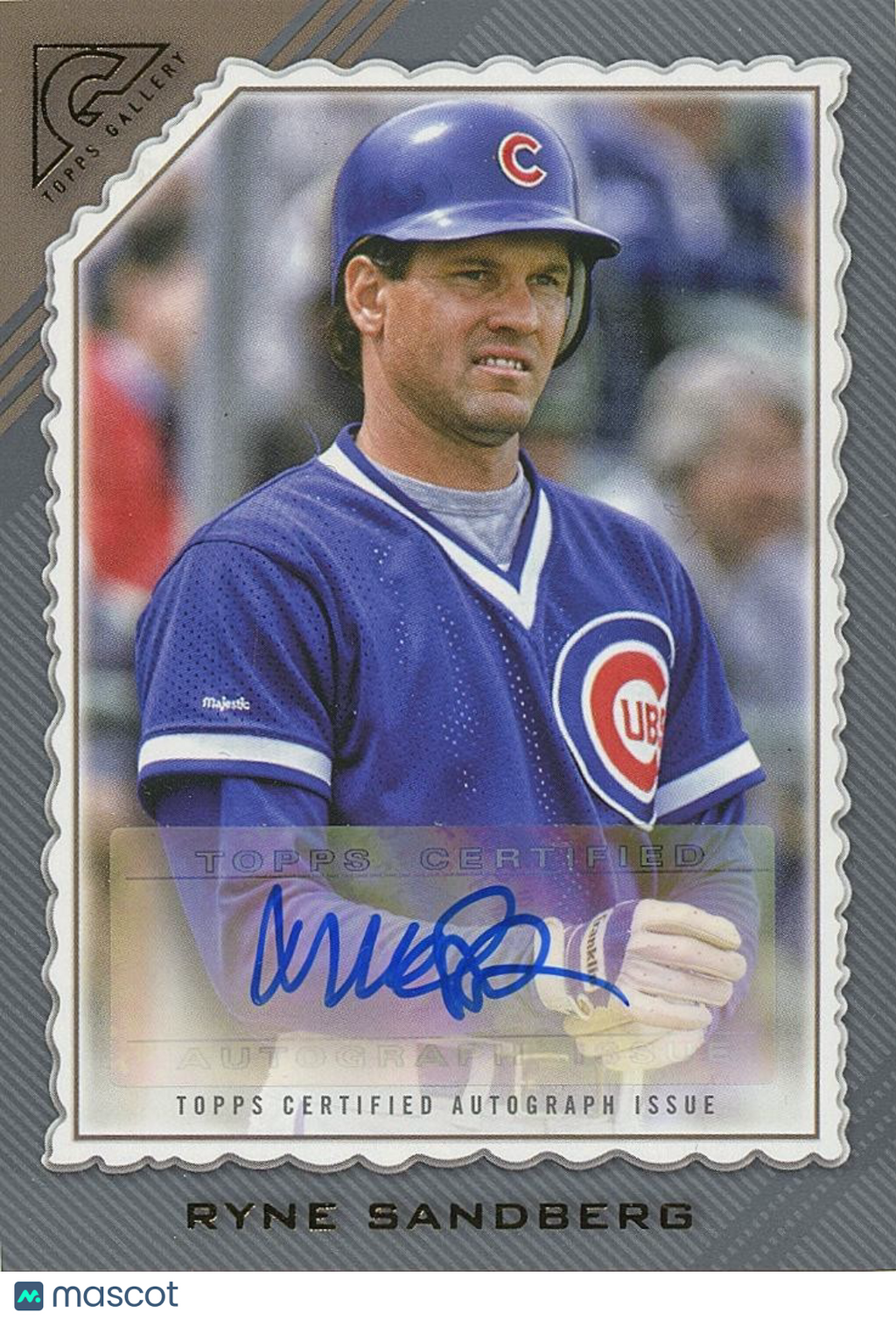 Ryne Sandberg 2022 Topps Gallery Auto Autograph Chicago Cubs