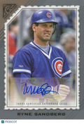 Ryne Sandberg 2022 Topps Gallery Auto Autograph Chicago Cubs