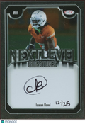 Isaiah Bond 2025 SAGE Next Level On Card Auto Autograph RC Texas Longhorns 12/25