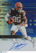 David Njoku 2024 Contenders SSD Blue On Card Auto Autograph Browns 14/50