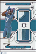 Brian Thomas Jr. 2024 National Treasures Dual Patch RC Jacksonville Jaguars /49
