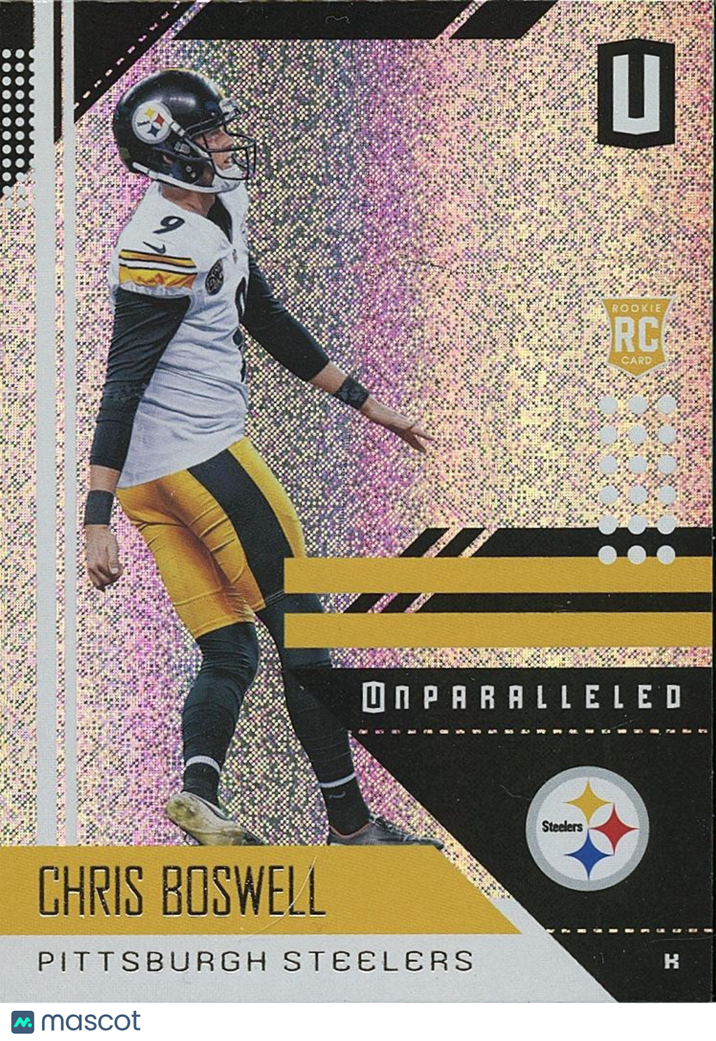 Chris Boswell 2018 Unparalleled Rookie Card RC Pittsburgh Steelers #170