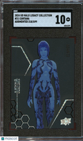 Cortana 2024 Upper Deck HALO Black Augmented 218/699 #21 SGC 10