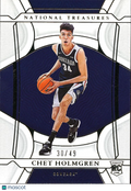 Chet Holmgren 2022 National Treasures Rookie RC Gonzaga OKC Thunder 30/49 #3