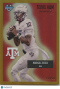 Marcel Reed 2025 Bowman Chrome '55 GOLD Refractor Rookie RC Texas A&M 21/50
