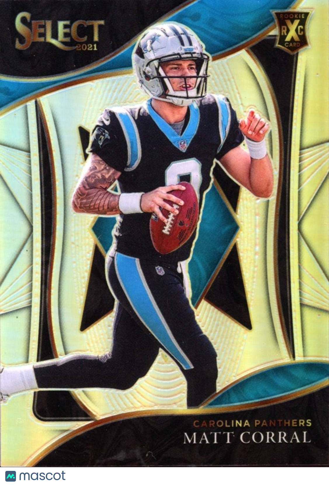 Matt Corral 2021 Select XRC Rookie RC SSP Carolina Panthers Ole Miss #404