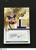 Spencer Rattler 2024 Impeccable Auto Autograph Patch RC New Orleans Saints 7/49