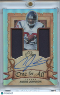 Andre Johnson 2023 Panini One Auto Autograph Patch Houston Texans 16/99