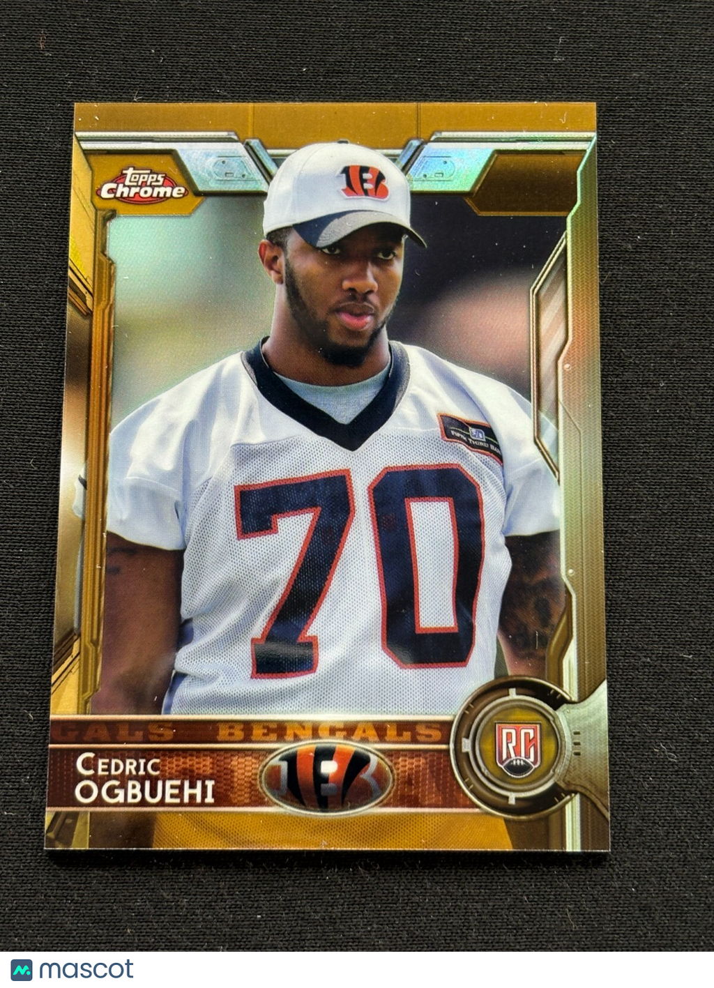 Cedric Ogbuehi 2015 Topps Chrome GOLD Refractor Rookie Cincinnati Bengals 25/50