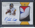 R. Joshua Dobbs 2017 National Treasures Auto Autograph LOGO Patch Steelers /99
