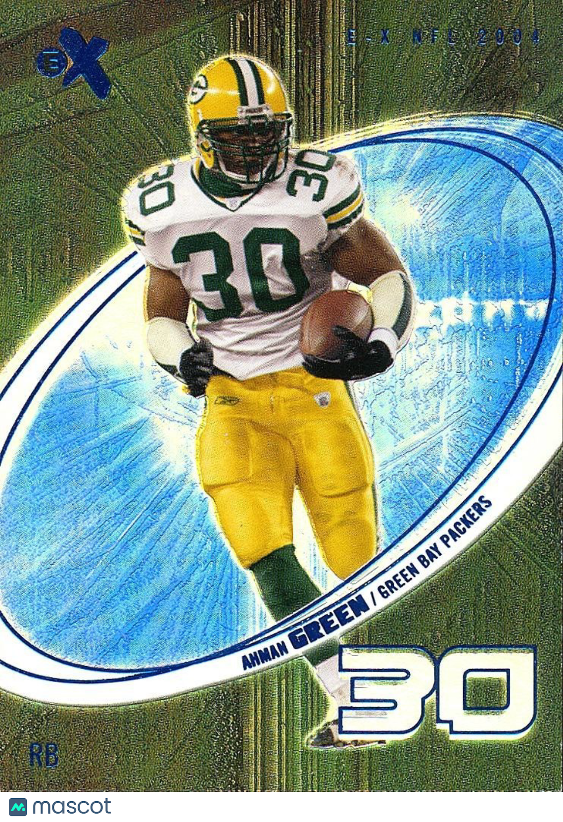 Ahman Green 2004 Fleer EX Essential Credentials NOW Green Bay Packers 17/36 #36