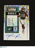 Jalen Reagor 2020 Contenders Auto Autograph Cracked Ice RC Rookie Eagles 1/22