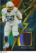 Khalil Mack 2022 Select Tie-Dye Prizm Jersey Patch Los Angeles Chargers 22/25