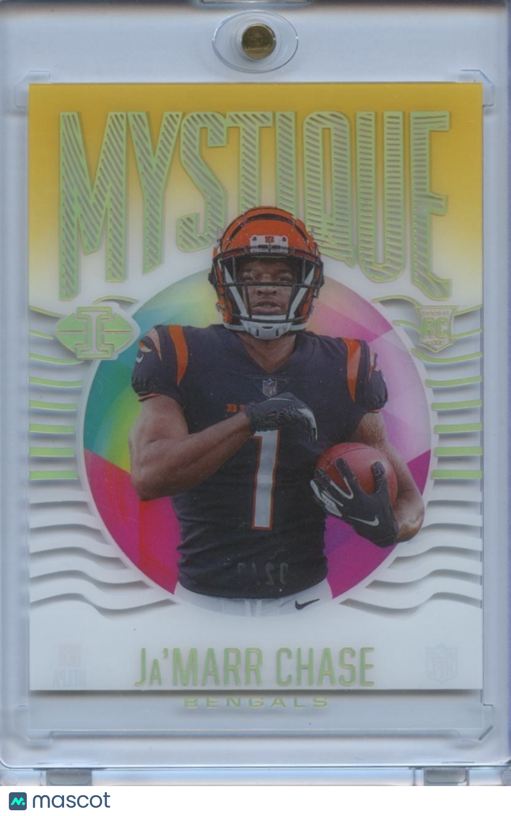 Ja'Marr Chase 2021 Illusions Mystique GOLD Rookie RC Cincinnati Bengals 2/25