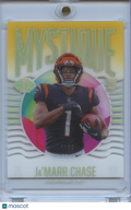 Ja'Marr Chase 2021 Illusions Mystique GOLD Rookie RC Cincinnati Bengals 2/25