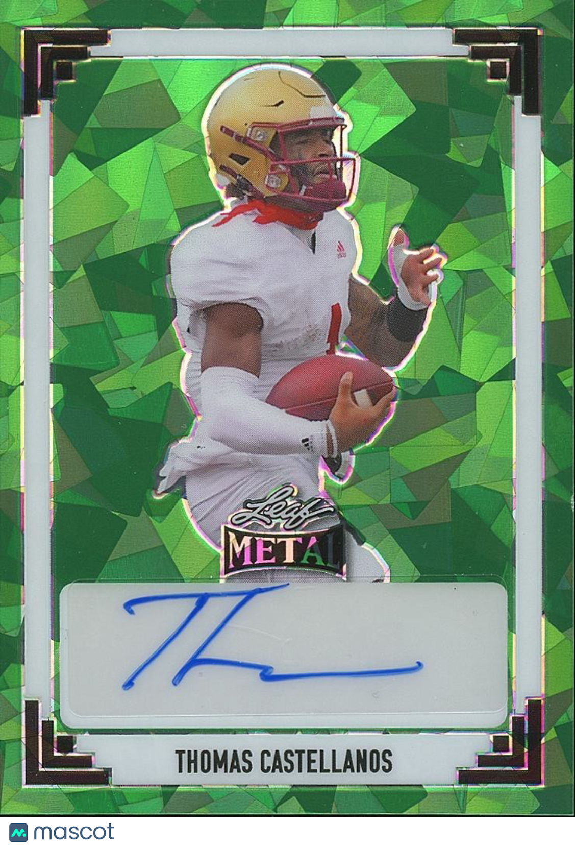 Thomas Castellanos 2024 Leaf Metal Auto Autograph SSP Rookie Florida State 2/3