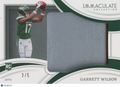 Garrett Wilson 2022 Immaculate Player Caps Patch RC Rookie SSP New York Jets 3/5