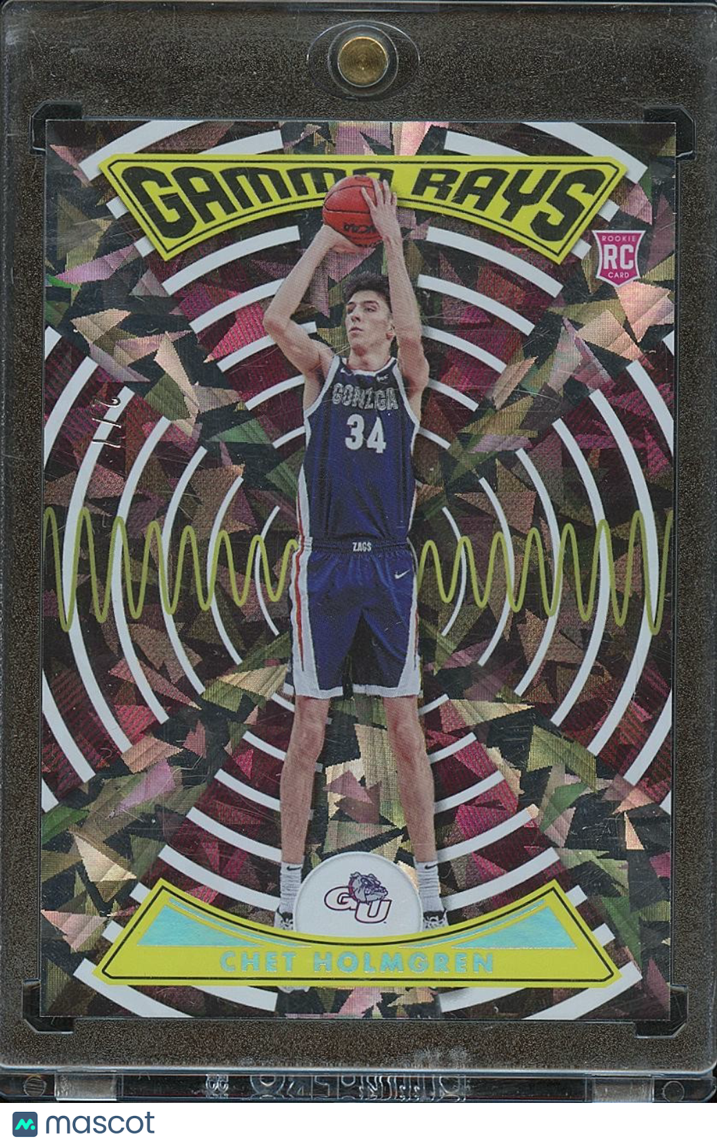 Chet Holmgren 2022-23 Gamma Rays Ice Rookie RC SSP Oklahoma City Thunder 2/7