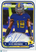 Bryce Underwood 2024 ONYX On Card Auto Autograph RC Michigan Wolverines