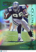 Greg Ellis 2000 Quantum Leaf Infinity Green Dallas Cowboys 77/100 #79