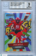 Josh Whyle 2023 Wild Card BANG! Rainbow Rookie RC Cincinnati Bearcats 1/1 BGS 9